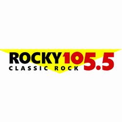 Rocky 105.5 radio logo