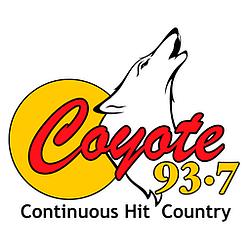 Coyote 93.7 radio logo
