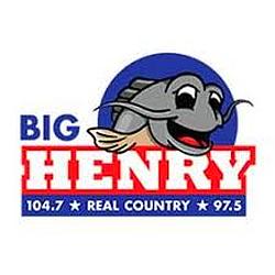 Big Henry 104.7 & 97.5 radio logo