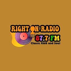 Right On Radio logo