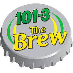 101.3 The brew radio logo