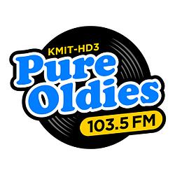 Pure Oldies 103.5 radio logo