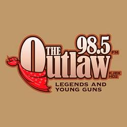 98.5 The Outlaw radio logo