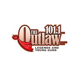 101.1 The Outlaw radio logo
