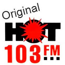 Original Hot 103 radio logo