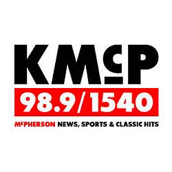98.9 & 1540 KMCP radio logo