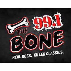 99.1 The Bone radio logo