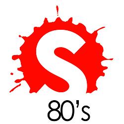 Splash 80s radio logo