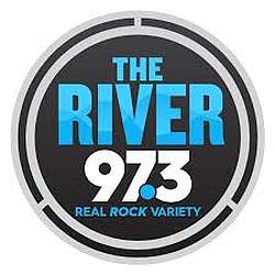 97.3 THE River radio logo