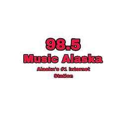 98.5 Music Alaska radio logo