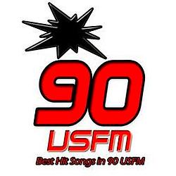 90 USFM radio logo