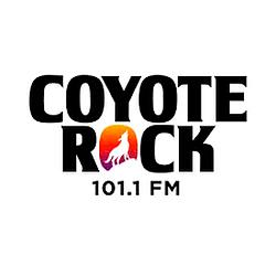Coyote Rock 101.1 radio logo