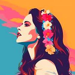 Lana Del Rey radio logo