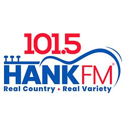 101.5 Hank FM logo