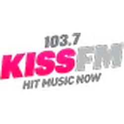 Kdsr kiss radio 103.7 logo