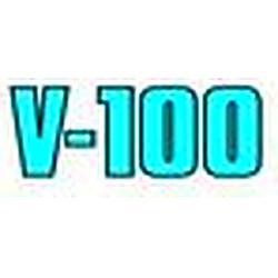 V-100 radio logo