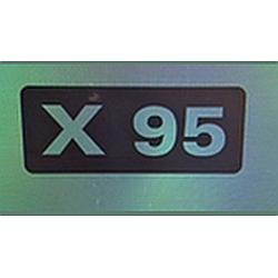 X 95 radio logo