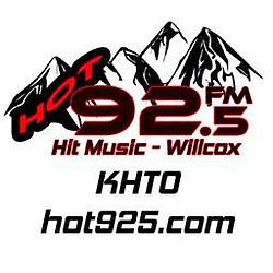 Hot 92.5 KHTO radio logo