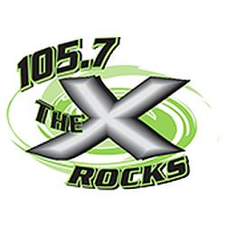 105.7 The X radio logo