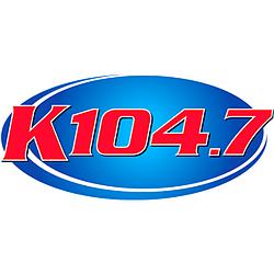 K 104.7 radio logo