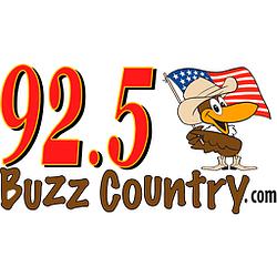 92.5 Buzz Country radio logo