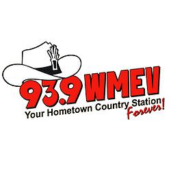 93.9 WMEV radio logo