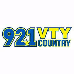 92.1 VTY Country radio logo