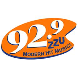 92.9 ZZU radio logo