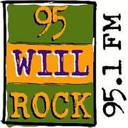 95 WIIL ROCK radio logo