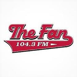 104.3 The Fan radio logo
