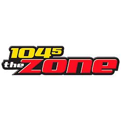 104.5 The Zone radio logo