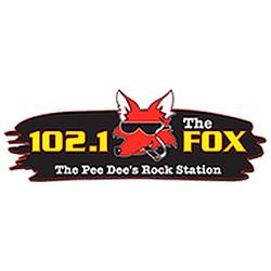 102.1 The Fox radio logo