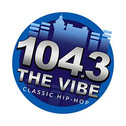 104.3 The Vibe radio logo