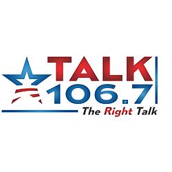 Talk 106.7 radio logo