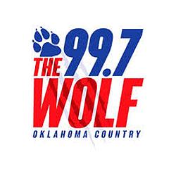 99.7 The Wolf radio logo