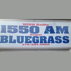 1550 AM Bluegrass radio logo