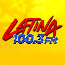 Latina 100.3 radio logo