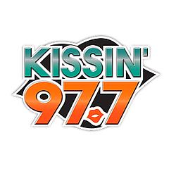 Kissin' 97.7 radio logo