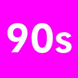 90s radio logo