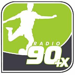 90+X Radio logo