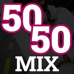 50/50 Mix radio logo