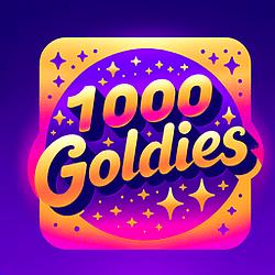 1000 Goldies radio logo