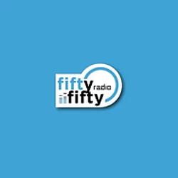 FiftyFiftyRadio radio logo