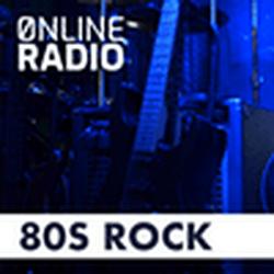 0nlineradio 80s Rock radio logo