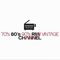 70's 80's 90's Riw Vintage Channel radio logo