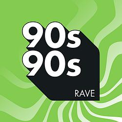 90s90s HITS - Rave radio logo