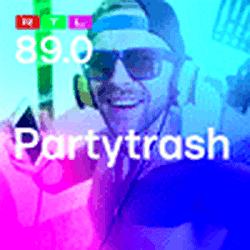 89.0 RTL Partytrash radio logo