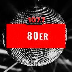 Die Neue 107.7 – 80er radio logo