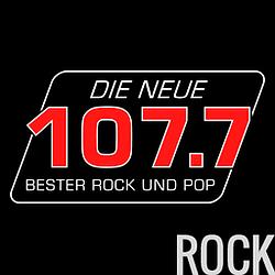 Die Neue 107.7 – ROCK radio logo