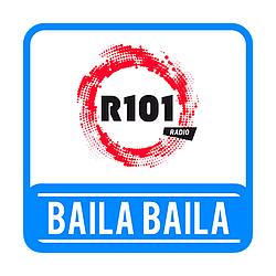 R101 Baila Baila radio logo